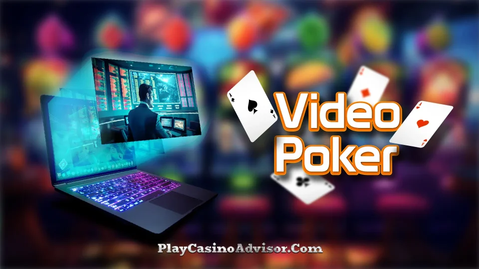 Comparing the best choice between online video poker and slots in 2024.