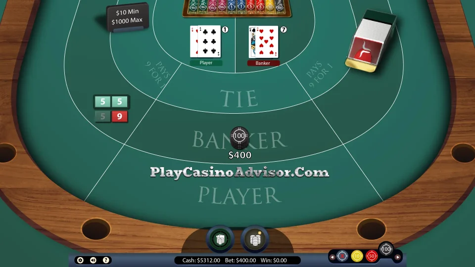 Discover the layout of the Baccarat table at top online casinos for mastering Baccarat and winning real money.