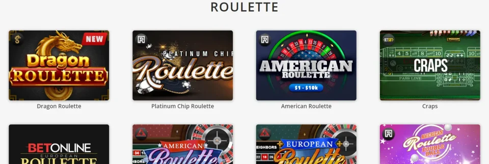 betonline casino review roulette games at betonline casino