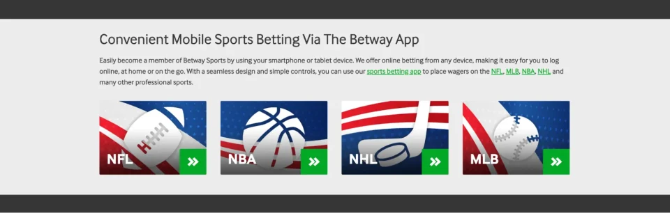 betway review play mobile sports betting via app
