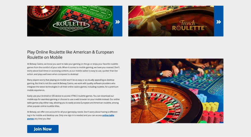 betway review play roulette here