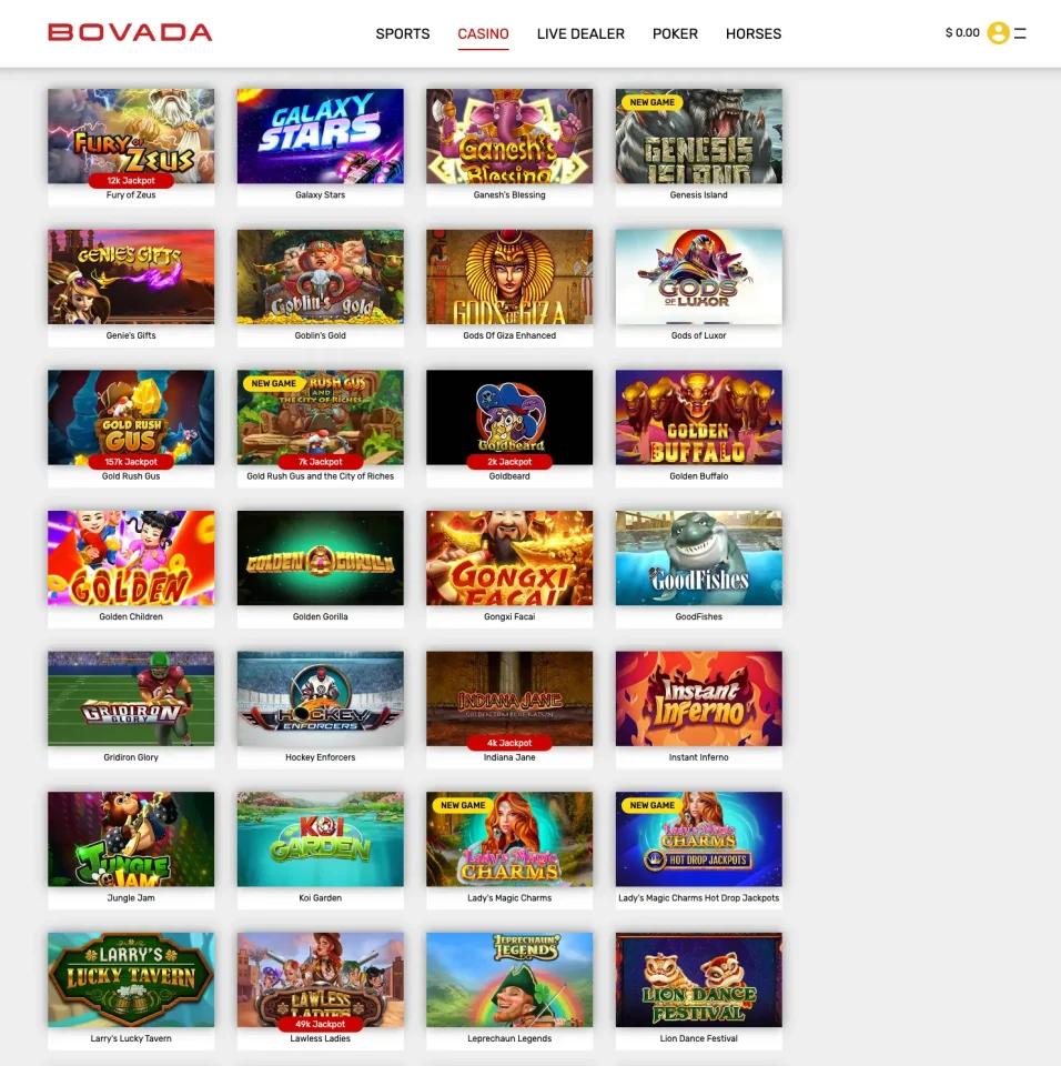 bovada review enjoy slot games