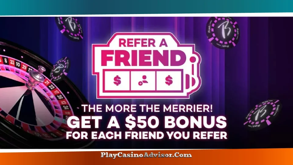 Unlock exclusive referral friend casino bonuses online in US gambling jurisdictions and maximize your chances to win big in the best casino match bonuses! Claim Your Golden Ticket now!