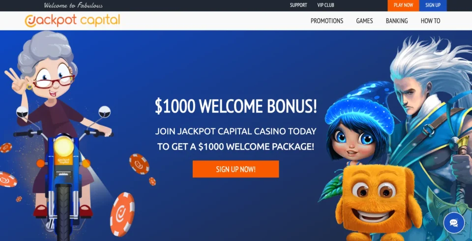 jackpot capital review welcome bonus