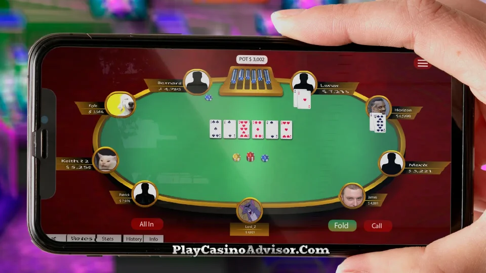 Explore the excitement of real money poker with mobile poker technology.