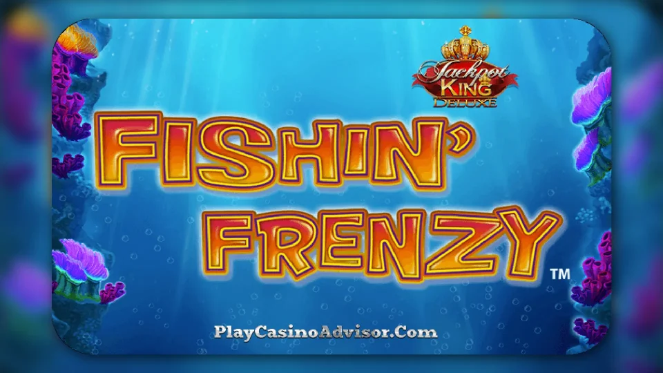 Experience the thrill of striking it big in the Fishing Frenzy Jackpot King Slot, where real money progressive jackpots are ready for you to win!