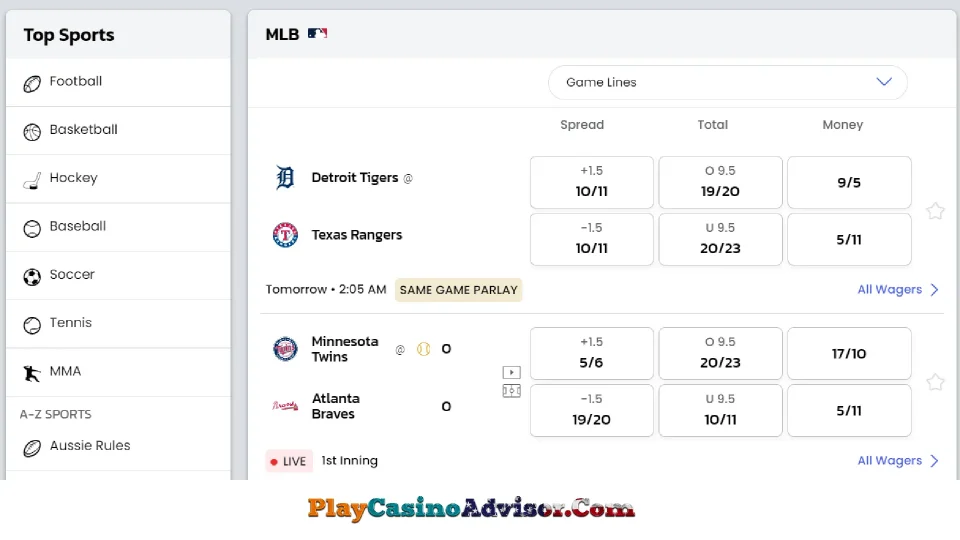 An online betting slip from BetUS featuring The Hidden Impacts of Sports Betting: A Closer Look.