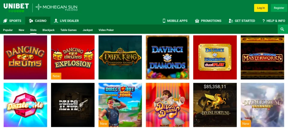 unibet casino review how to win with slot games