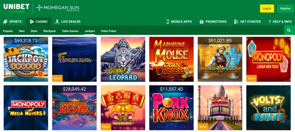 unibet casino review win these jackpot games